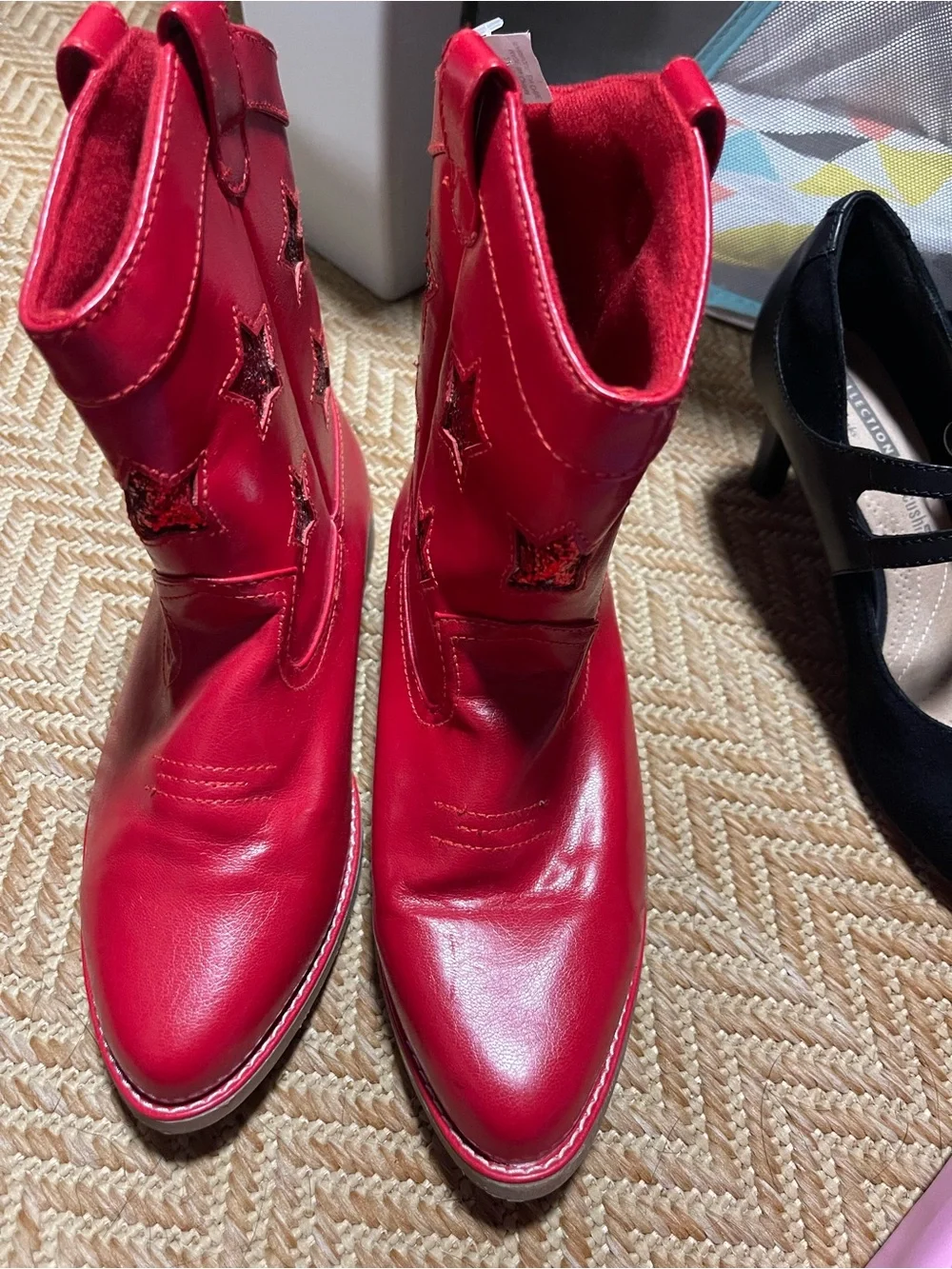 Gymboree Red Star Embellished Kids Boots